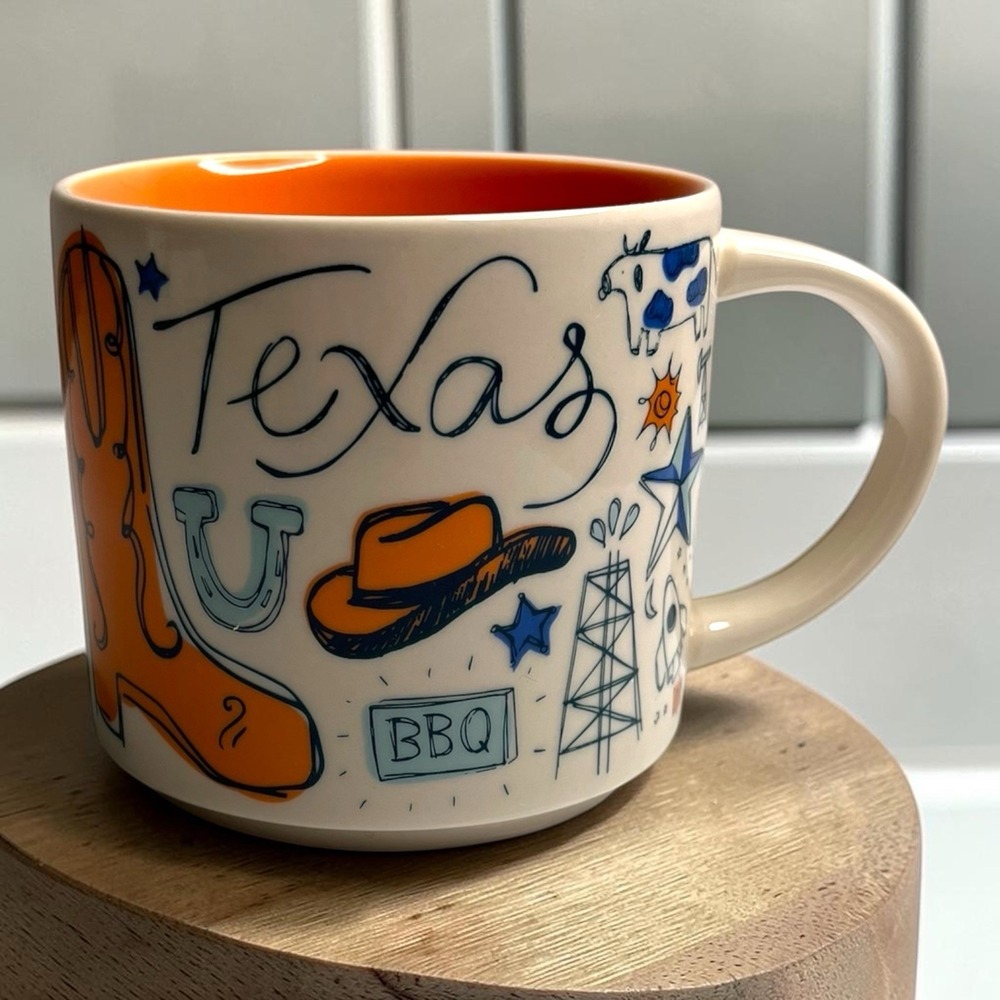 Starbucks Texas TX Lonestar Been There Series Collection 14oz Coffee Tea Cup Mug
